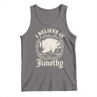 I Believe In Jimothy the Seattle Raccoon Tank Top Flaming Circle Vintage Feral Legend Trash Panda Supporter