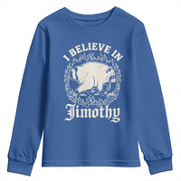 I Believe In Jimothy the Seattle Raccoon Youth Sweatshirt Flaming Circle Vintage Feral Legend Trash Panda Supporter