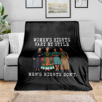 Womens Rights Vary By Style Feminists Historic Female Empowerment Throw Blanket Powerful Feminism Civil Rights Movement
