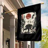 Jimothy the Raccoon Japanese Ukiyo-e Style Vintage Graphic Garden Flag Viral Seattle Trash Panda Feral Legend Supporter