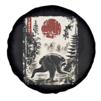 Jimothy the Raccoon Japanese Ukiyo-e Style Vintage Graphic Spare Tire Cover Viral Seattle Trash Panda Feral Legend Supporter