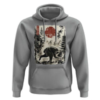 Jimothy the Raccoon Japanese Ukiyo-e Style Vintage Graphic Hoodie Viral Seattle Trash Panda Feral Legend Supporter