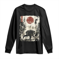 Jimothy the Raccoon Japanese Ukiyo-e Style Vintage Graphic Long Sleeve Shirt Viral Seattle Trash Panda Feral Legend Supporter