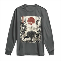 Jimothy the Raccoon Japanese Ukiyo-e Style Vintage Graphic Long Sleeve Shirt Viral Seattle Trash Panda Feral Legend Supporter