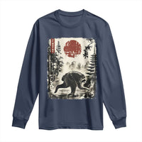 Jimothy the Raccoon Japanese Ukiyo-e Style Vintage Graphic Long Sleeve Shirt Viral Seattle Trash Panda Feral Legend Supporter
