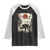 Jimothy the Raccoon Japanese Ukiyo-e Style Vintage Graphic Raglan Shirt Viral Seattle Trash Panda Feral Legend Supporter