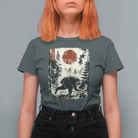 Jimothy the Raccoon Japanese Ukiyo-e Style Vintage Graphic T Shirt For Women Viral Seattle Trash Panda Feral Legend Supporter