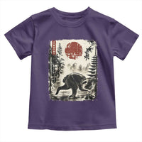 Jimothy the Raccoon Japanese Ukiyo-e Style Vintage Graphic Toddler T Shirt Viral Seattle Trash Panda Feral Legend Supporter