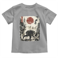 Jimothy the Raccoon Japanese Ukiyo-e Style Vintage Graphic Toddler T Shirt Viral Seattle Trash Panda Feral Legend Supporter