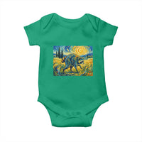 Jimothy Viral Seattle Raccoon Starry Night Style Graphic Baby Onesie Trash Panda Feral Legend Supporter