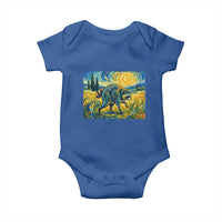 Jimothy Viral Seattle Raccoon Starry Night Style Graphic Baby Onesie Trash Panda Feral Legend Supporter