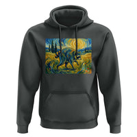 Jimothy Viral Seattle Raccoon Starry Night Style Graphic Hoodie Trash Panda Feral Legend Supporter