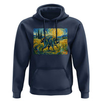 Jimothy Viral Seattle Raccoon Starry Night Style Graphic Hoodie Trash Panda Feral Legend Supporter