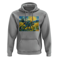 Jimothy Viral Seattle Raccoon Starry Night Style Graphic Hoodie Trash Panda Feral Legend Supporter
