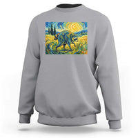 Jimothy Viral Seattle Raccoon Starry Night Style Graphic Sweatshirt Trash Panda Feral Legend Supporter