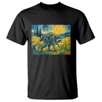Jimothy Viral Seattle Raccoon Starry Night Style Graphic T Shirt Trash Panda Feral Legend Supporter