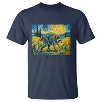 Jimothy Viral Seattle Raccoon Starry Night Style Graphic T Shirt Trash Panda Feral Legend Supporter