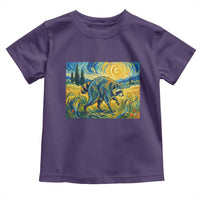 Jimothy Viral Seattle Raccoon Starry Night Style Graphic Toddler T Shirt Trash Panda Feral Legend Supporter