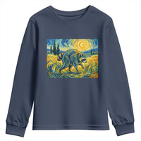Jimothy Viral Seattle Raccoon Starry Night Style Graphic Youth Sweatshirt Trash Panda Feral Legend Supporter