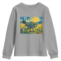 Jimothy Viral Seattle Raccoon Starry Night Style Graphic Youth Sweatshirt Trash Panda Feral Legend Supporter