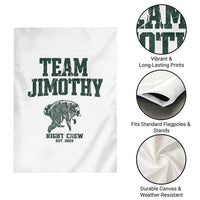 Team Jimothy Night Crew Est 2026 Viral Seattle Raccoon Garden Flag Feral Legend Trash Panda Vintage Athletic Style Graphic