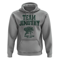 Team Jimothy Night Crew Est 2026 Viral Seattle Raccoon Hoodie Feral Legend Trash Panda Vintage Athletic Style Graphic