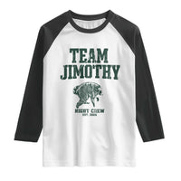 Team Jimothy Night Crew Est 2026 Viral Seattle Raccoon Raglan Shirt Feral Legend Trash Panda Vintage Athletic Style Graphic