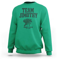 Team Jimothy Night Crew Est 2026 Viral Seattle Raccoon Sweatshirt Feral Legend Trash Panda Vintage Athletic Style Graphic