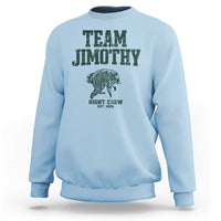 Team Jimothy Night Crew Est 2026 Viral Seattle Raccoon Sweatshirt Feral Legend Trash Panda Vintage Athletic Style Graphic