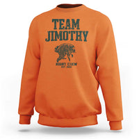 Team Jimothy Night Crew Est 2026 Viral Seattle Raccoon Sweatshirt Feral Legend Trash Panda Vintage Athletic Style Graphic