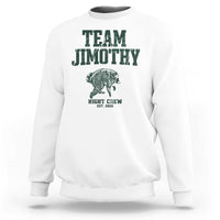 Team Jimothy Night Crew Est 2026 Viral Seattle Raccoon Sweatshirt Feral Legend Trash Panda Vintage Athletic Style Graphic