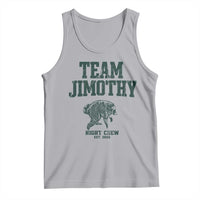 Team Jimothy Night Crew Est 2026 Viral Seattle Raccoon Tank Top Feral Legend Trash Panda Vintage Athletic Style Graphic