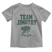 Team Jimothy Night Crew Est 2026 Viral Seattle Raccoon Toddler T Shirt Feral Legend Trash Panda Vintage Athletic Style Graphic