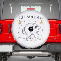 Cute Doodle Starry Jimothy the Raccoon Graphic Spare Tire Cover Viral Seattle Trash Panda
