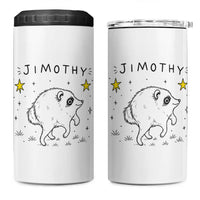 Cute Doodle Starry Jimothy the Raccoon Graphic 4 in 1 Can Cooler Tumbler Viral Seattle Trash Panda