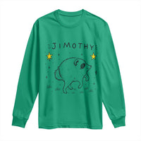 Cute Doodle Starry Jimothy the Raccoon Graphic Long Sleeve Shirt Viral Seattle Trash Panda