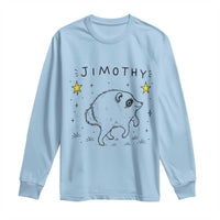 Cute Doodle Starry Jimothy the Raccoon Graphic Long Sleeve Shirt Viral Seattle Trash Panda