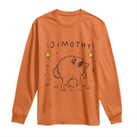 Cute Doodle Starry Jimothy the Raccoon Graphic Long Sleeve Shirt Viral Seattle Trash Panda
