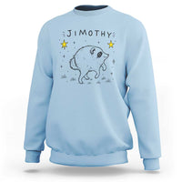 Cute Doodle Starry Jimothy the Raccoon Graphic Sweatshirt Viral Seattle Trash Panda
