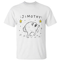 Cute Doodle Starry Jimothy the Raccoon Graphic T Shirt Viral Seattle Trash Panda