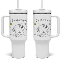 Cute Doodle Starry Jimothy the Raccoon Graphic Tumbler With Handle Viral Seattle Trash Panda