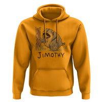 Jimothy Funny Viral Seattle Raccoon Crayon Drawing Graphic Hoodie Trash Panda Feral Legend Supporter