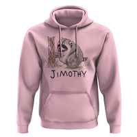 Jimothy Funny Viral Seattle Raccoon Crayon Drawing Graphic Hoodie Trash Panda Feral Legend Supporter