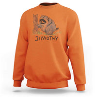 Jimothy Funny Viral Seattle Raccoon Crayon Drawing Graphic Sweatshirt Trash Panda Feral Legend Supporter