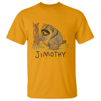 Jimothy Funny Viral Seattle Raccoon Crayon Drawing Graphic T Shirt Trash Panda Feral Legend Supporter