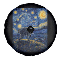 Jimothy Seattle Raccoon Starry Night Parody Graphic Spare Tire Cover Trash Panda Feral Legend Supporter
