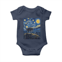 Jimothy Seattle Raccoon Starry Night Parody Graphic Baby Onesie Trash Panda Feral Legend Supporter