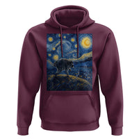 Jimothy Seattle Raccoon Starry Night Parody Graphic Hoodie Trash Panda Feral Legend Supporter