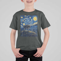 Jimothy Seattle Raccoon Starry Night Parody Graphic T Shirt For Kid Trash Panda Feral Legend Supporter