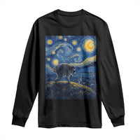 Jimothy Seattle Raccoon Starry Night Parody Graphic Long Sleeve Shirt Trash Panda Feral Legend Supporter
